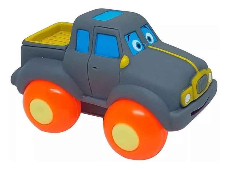 Imagem de Kit 3 Carrinho Soft Cars Mordedor Para Bebe  - Divertoys