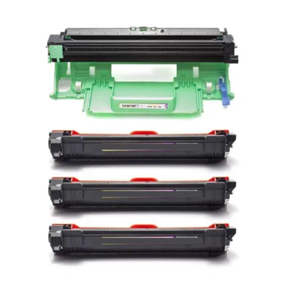 Imagem de Kit 3 Cartucho Toner Tn1060 Hl-1212w + Drum Dr1060 Dcp-1602