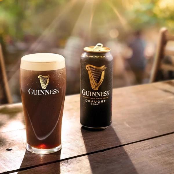 Imagem de Kit 3 Cerveja Escura Irlandesa Guinness Draught Stout 440ml