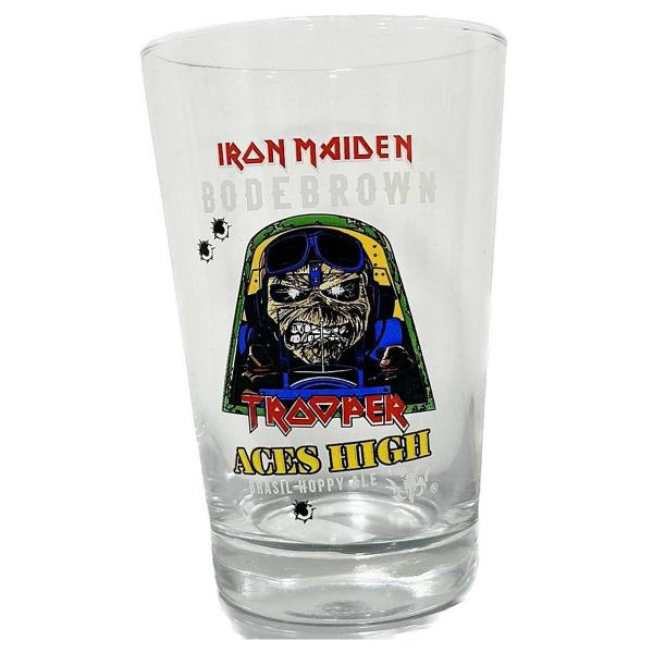 Imagem de Kit 3 Cerveja Trooper Cacau Iron Maiden 473Ml + Copo 350Ml