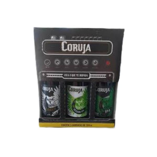 Imagem de Kit 3 Cervejas Artesanais Long Neck Coruja 355ml