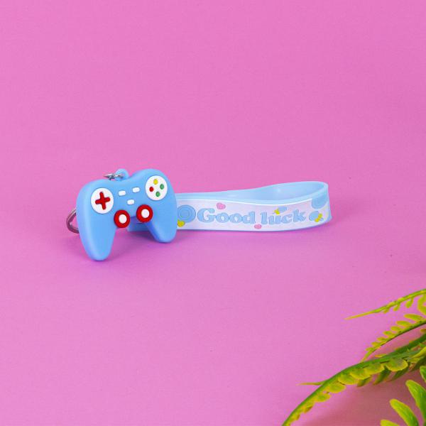 Imagem de Kit 3 Chaveiro 3D Gamer Feminino Com Argola E Alça Kawaii