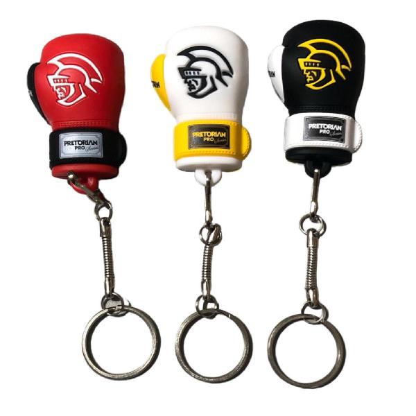 Kit 3 Chaveiros De Luva Boxe Pretorian Em Silicone Imagem de Kit 3 Chaveiros De Luva Boxe Pretorian Em Silicone