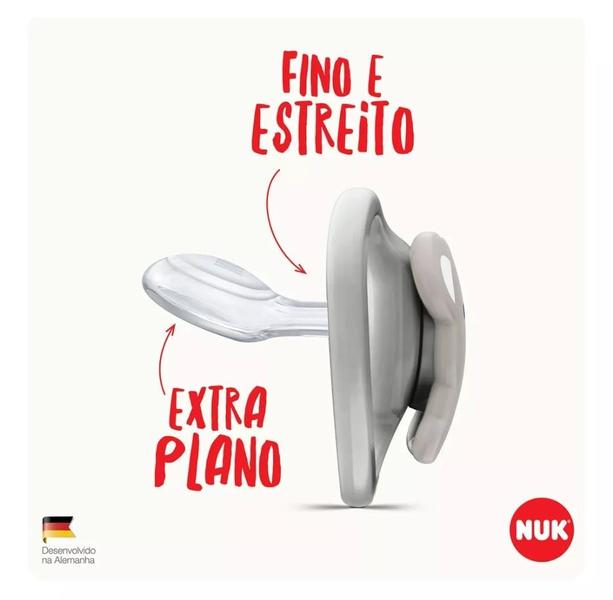 Kit 3 Chupetas Dia e Noite Brilha no Escuro Space 18m+ Nuk Imagem de Kit 3 Chupetas Dia e Noite Brilha no Escuro Space 18m+ Nuk