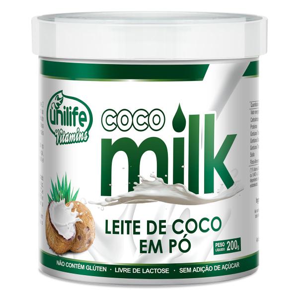 Imagem de Kit 3 Coco Milk Unilife Leite de coco em Pó 200g