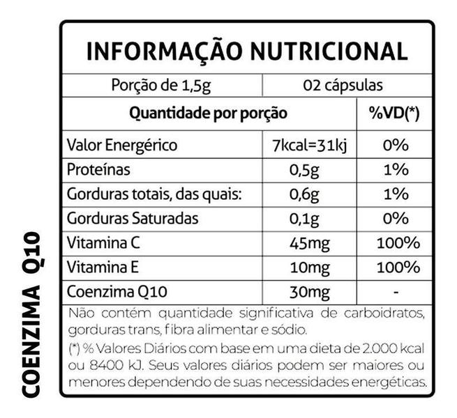 Imagem de Kit 3 Coenzima Q10 + Colágeno Hidrolisado Vitaminas C E