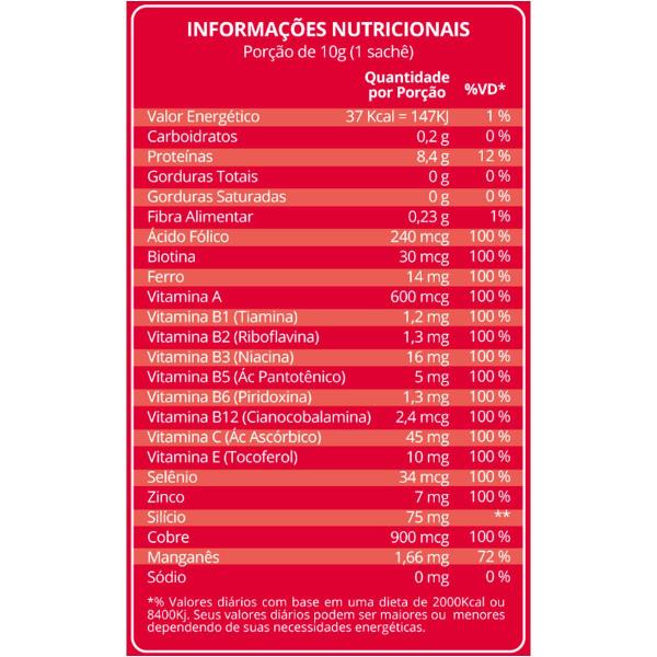 Imagem de Kit 3 Colágeno Hidrolisado Biotina Ácido Fólico Vitaminas e Minerais 2 em 1 30 Sachês Maxinutri