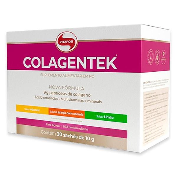 Imagem de Kit 3 Colágeno hidrolisado Colagentek Vitafor 30 sachês