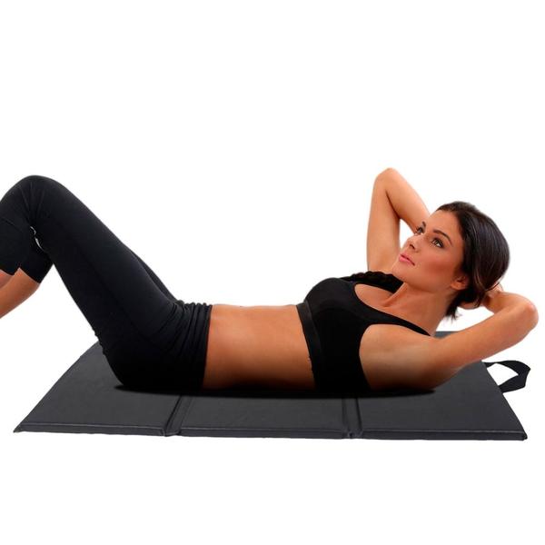 Imagem de Kit 3 Colchonete Dobravel Para Treino Funcional Maleta Exercicios Abdomen Gisnastica