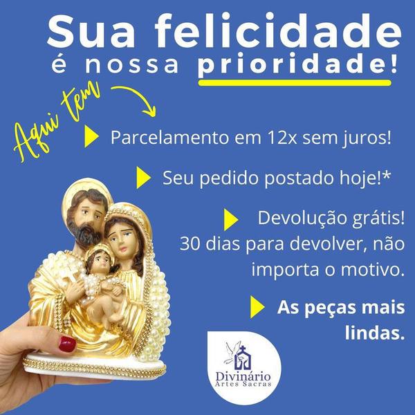 Imagem de Kit 3 Combo Coroa Nº4 Resplendor + Broche Nossa Senhora 30cm