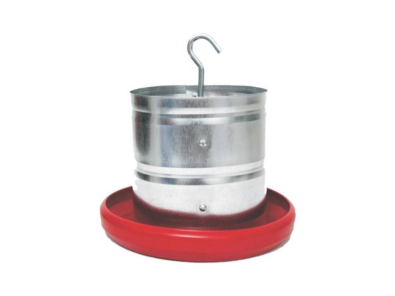 Kit 3 Comedouros Galvanizados Aves Suporte Plástico 3Kg Opus - Opusplast Imagem de Kit 3 Comedouros Galvanizados Aves Suporte Plástico 3Kg Opus