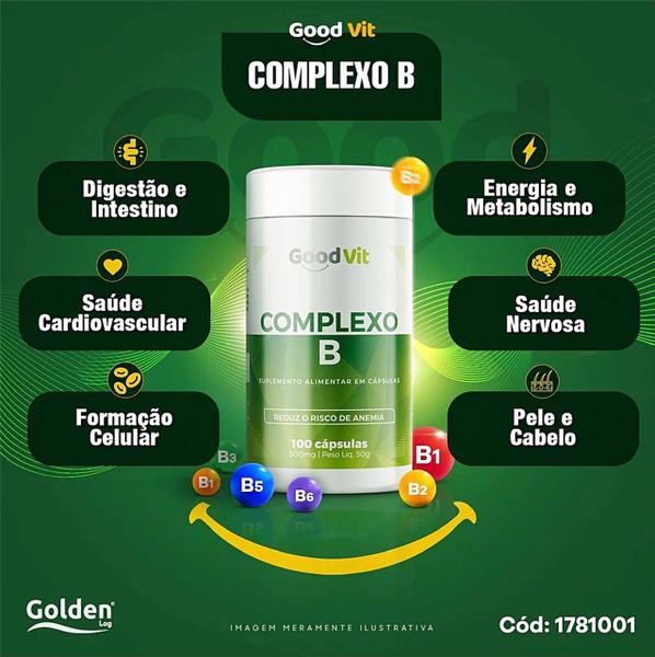 Imagem de Kit 3 Complexo B 100 Capsulas - Good Vit