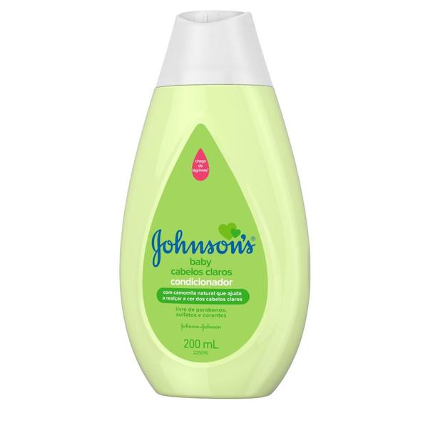 Imagem de KIT 3 Condicionador Cabelos Claros Johnson's Baby 200ml