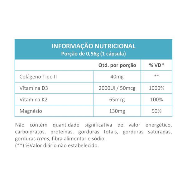 Imagem de Kit 3 Condrigen Ultra Colágeno Tipo 2 MDK 60 Caps Maxinutri