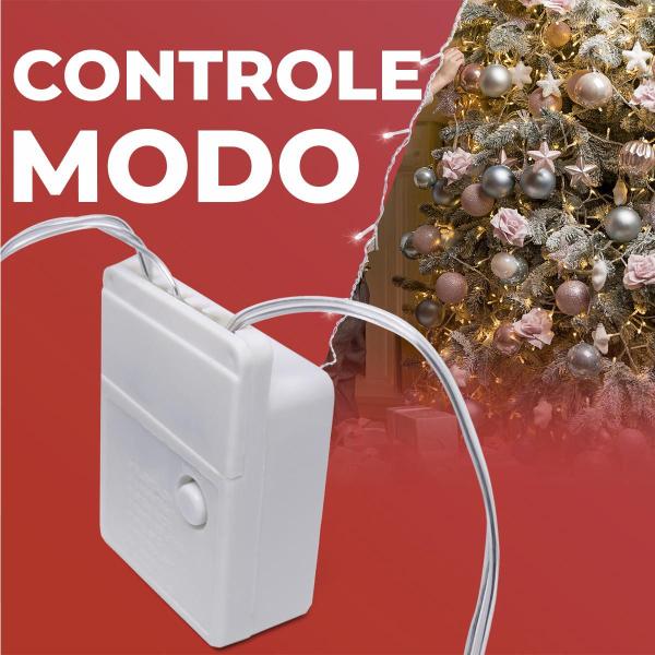 Kit 3 Cordão Pisca Pisca De Led Para Decoração Natalina 9m 100leds 110V Quente - RY Imagem de Kit 3 Cordão Pisca Pisca De Led Para Decoração Natalina 9m 100leds 110V Quente
