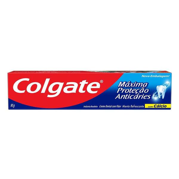 Imagem de Kit 3 Creme Dental Colgate Máxima Proteção Anticáries 90g