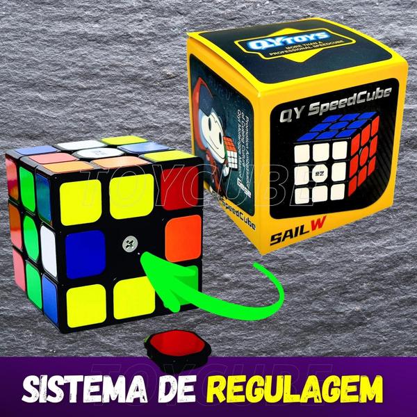 Kit 3 Cubo Mágico 2x2x2+3x3x3+pirâmide Profissional Qiyi Moyu black - moyu/qytoys Imagem de Kit 3 Cubo Mágico 2x2x2+3x3x3+pirâmide Profissional Qiyi Moyu black
