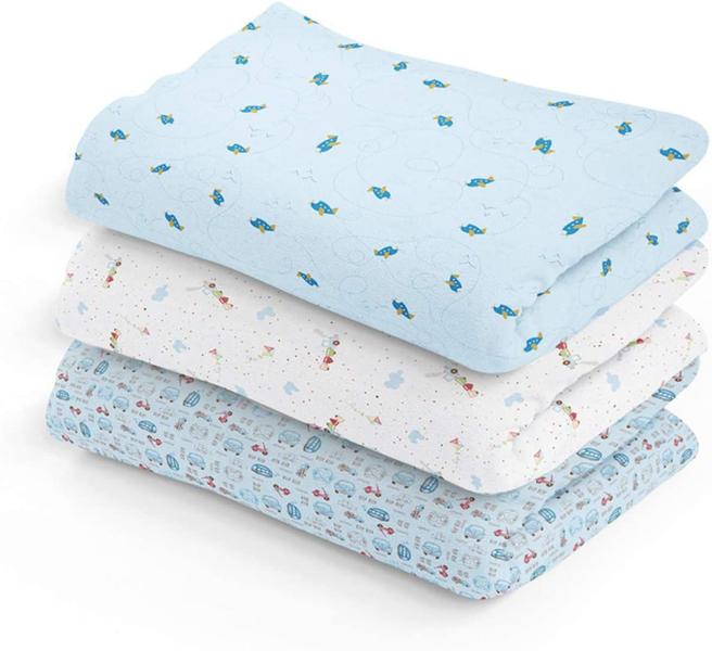 Imagem de Kit 3 cueiro manta flanelado grande aconchego bebe infantil