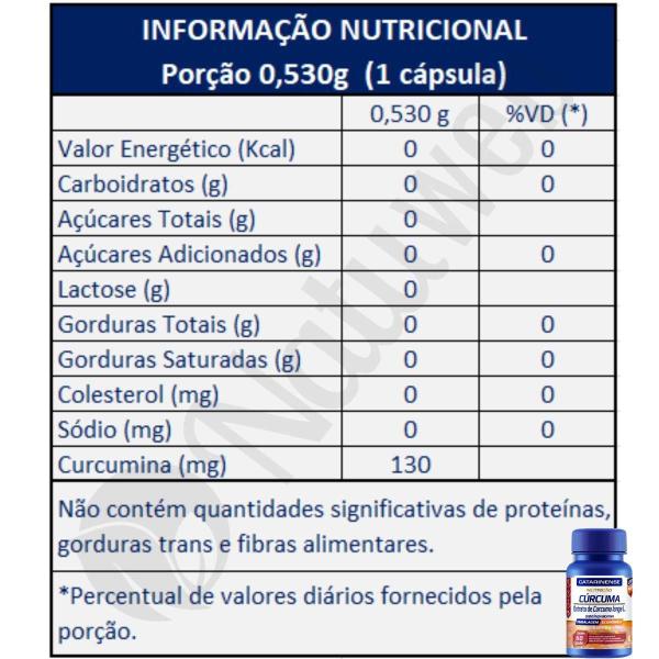 Kit 3 Cúr cuma Longa 130mg Catarinense 60 Cápsulas Imagem de Kit 3 Cúr cuma Longa 130mg Catarinense 60 Cápsulas