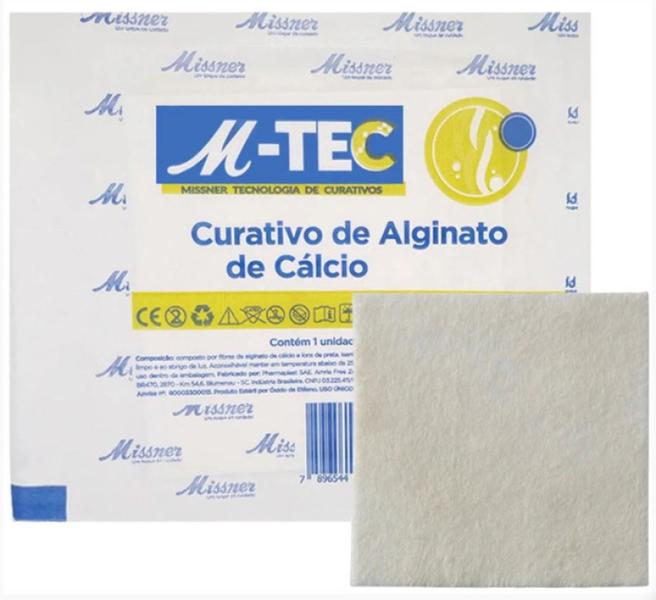 Imagem de Kit 3 Curativo De Alginato De Cálcio 10cm X 10cm - Missner