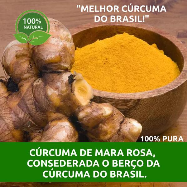 Kit 3 Cúrcuma em Pó Super Premium 300g Alto teor de curcumina - Mais Planta Imagem de Kit 3 Cúrcuma em Pó Super Premium 300g Alto teor de curcumina