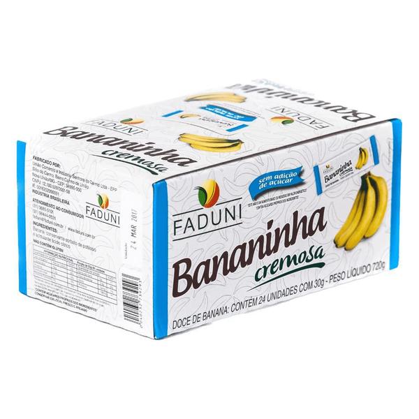 Imagem de Kit 3 Cxs Bananinha Cremosa Faduni Sem Adição De Açúcar