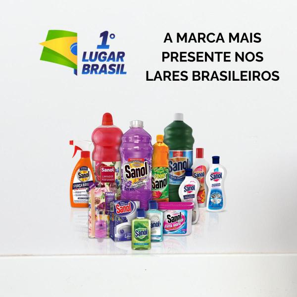 Kit 3 Desengurdurante Limpador Squeeze Original Sanol 500ml Imagem de Kit 3 Desengurdurante Limpador Squeeze Original Sanol 500ml