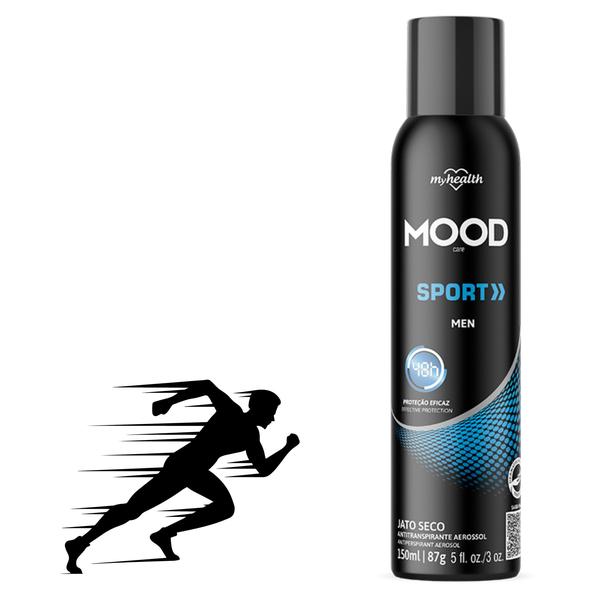 Imagem de Kit 3 Desodorante Aerossol Sport Men Mood 150Ml - My Health