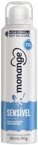 Imagem de KIT 3 Desodorantes Aerosol Monange 72H 150ML