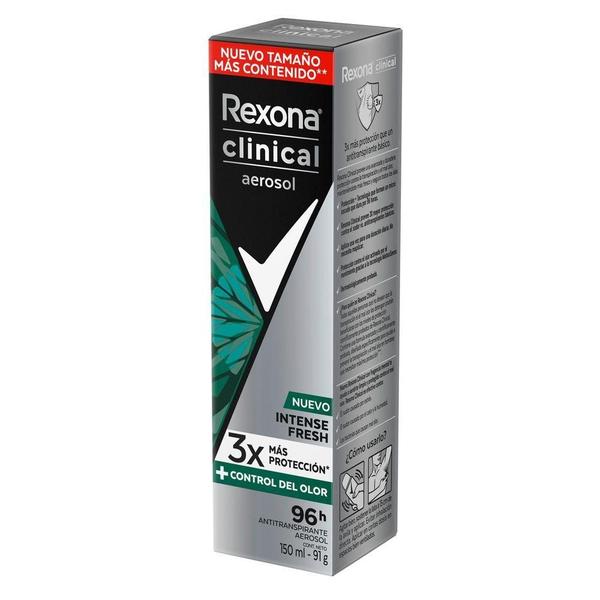 Imagem de Kit 3 Desodorantes Rexona Clinical Intense Fresh 150ml