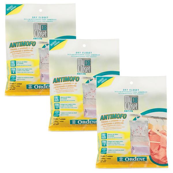 Kit 3 Desumidificador Antimofo Armário Anti Mofo Ordene Imagem de Kit 3 Desumidificador Antimofo Armário Anti Mofo Ordene