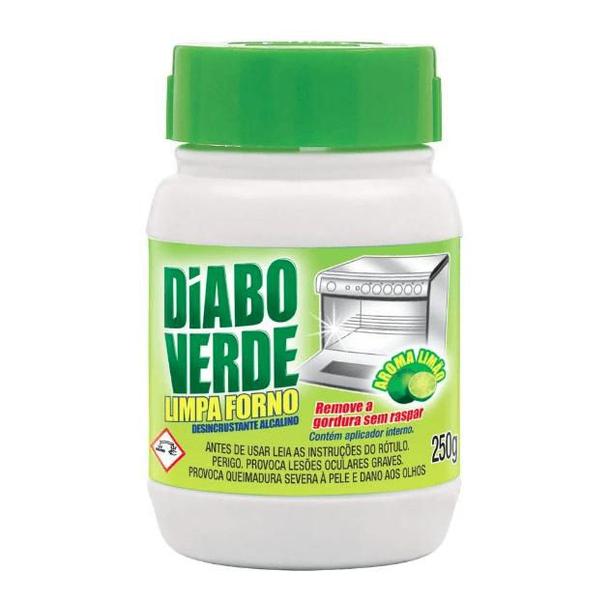 Imagem de Kit 3 Diabo Verde Limpa Forno Aroma De Limão 250g