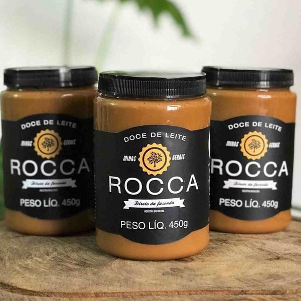 Kit 3 Doce de Leite Rocca 450g Imagem de Kit 3 Doce de Leite Rocca 450g