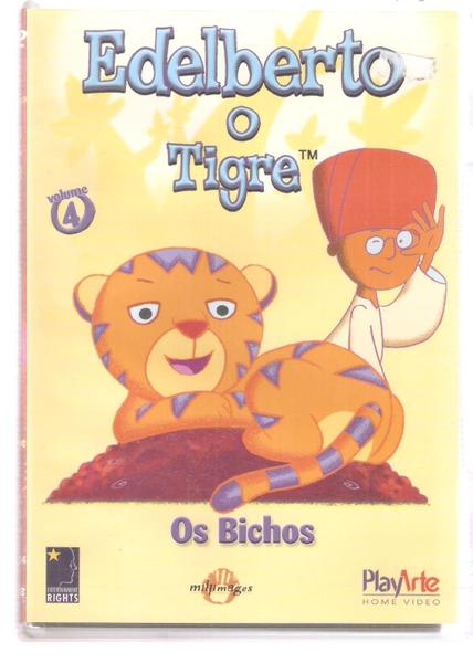 Kit 3 dvd's edelberto o tigre - vol. 2,3 e 4 - PlayArte Imagem de Kit 3 dvd's edelberto o tigre - vol. 2,3 e 4