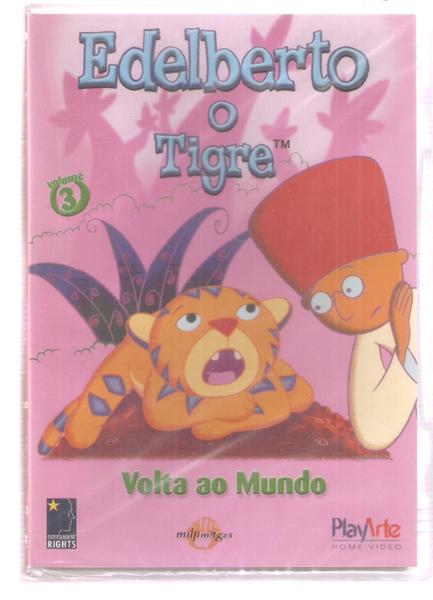 Kit 3 dvd's edelberto o tigre - vol. 2,3 e 4 - PlayArte Imagem de Kit 3 dvd's edelberto o tigre - vol. 2,3 e 4