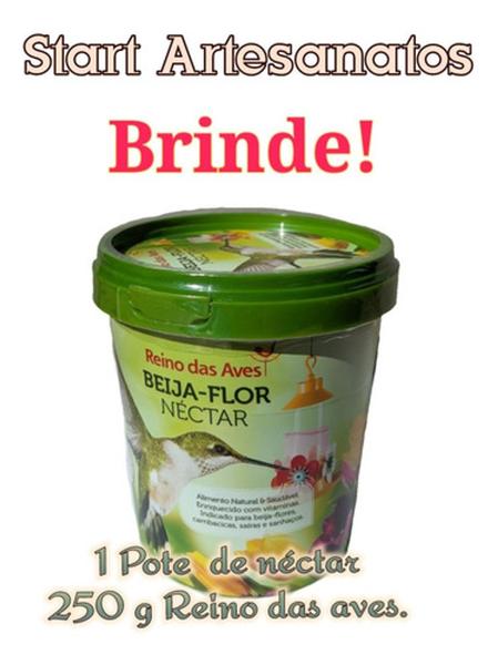 Kit 3 Em 1 Com 2 Bebedouro De Beija-flor Luxo + 1 Néctar - Start Artesanatos Imagem de Kit 3 Em 1 Com 2 Bebedouro De Beija-flor Luxo + 1 Néctar