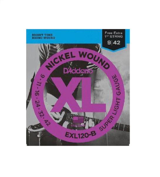 Imagem de Kit 3 Encordoamento Corda D' Addario Guitarra 009 EXL120