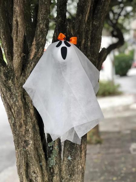 Imagem de Kit 3 Enfeites Decoração De Halloween - Cabeça De Fantasma P