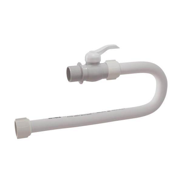 Imagem de Kit 3 Engate Flexível Registro PVC Branco 1/2'' 40cm Estrela