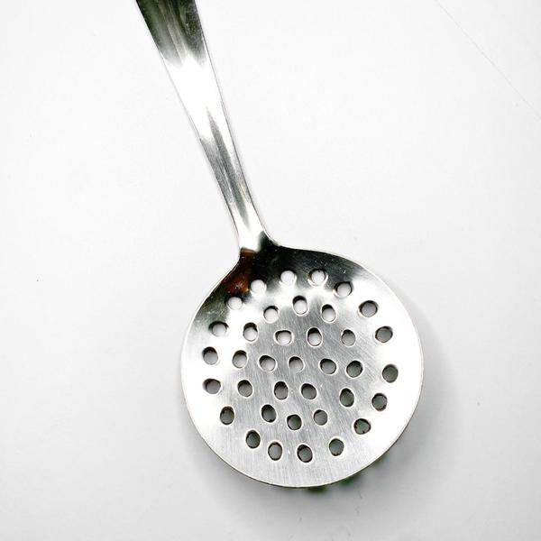 Imagem de Kit 3 Escumadeiras pequena aço inox multiuso resistente 23cm multiuso