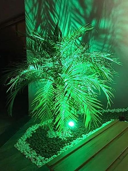 Imagem de Kit 3 Espetos De Jardim Refletor De Led 3W Verde