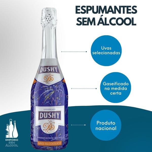 Imagem de Kit 3 Espumante Sem Álcool Dushy Fest 660mL Nacional