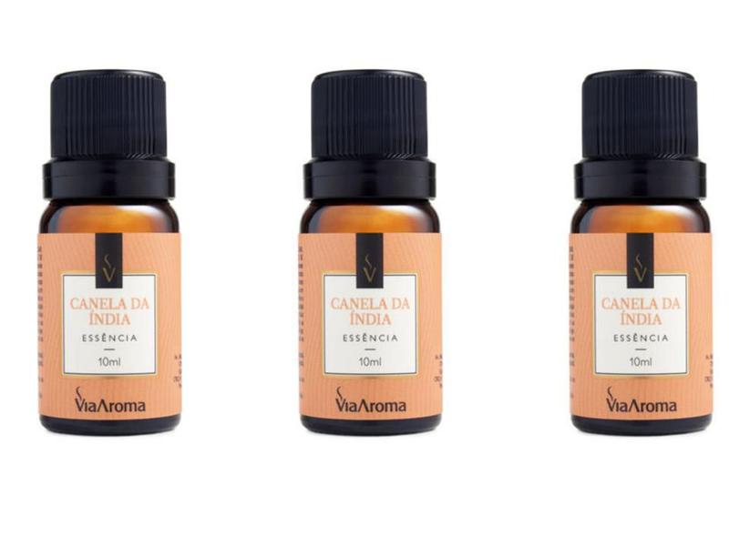 Imagem de Kit 3 Essências Canela Da Índia - 10Ml Via Aroma