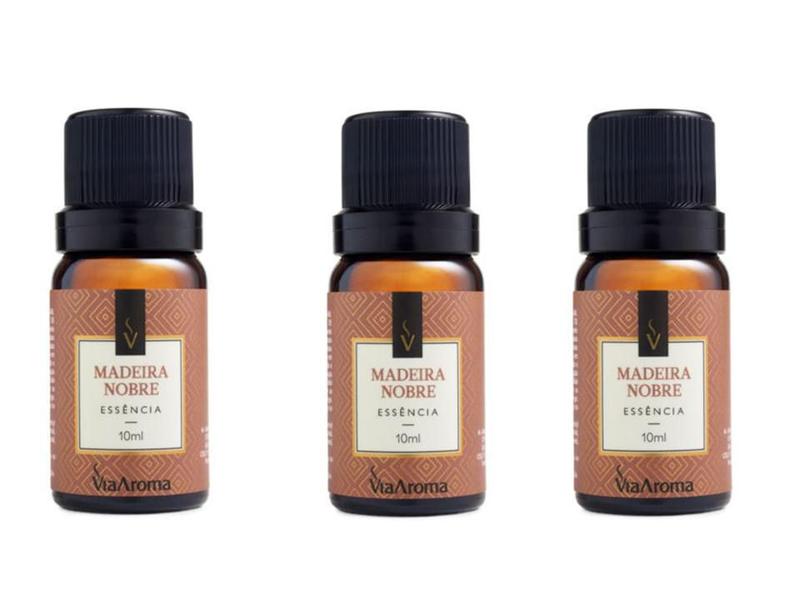 Imagem de Kit 3 Essências Madeiras Nobres- 10Ml Via Aroma