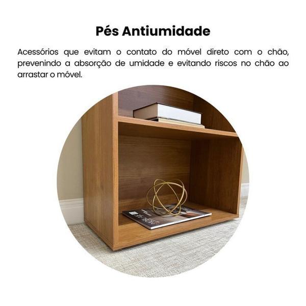 Imagem de Kit 3 Estantes para Livros com 5 Prateleiras 180cmx60cm