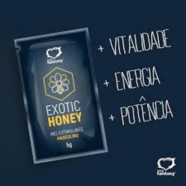 Imagem de Kit 3 exotic honey gel estimulante masculino sachê 5g - masculino