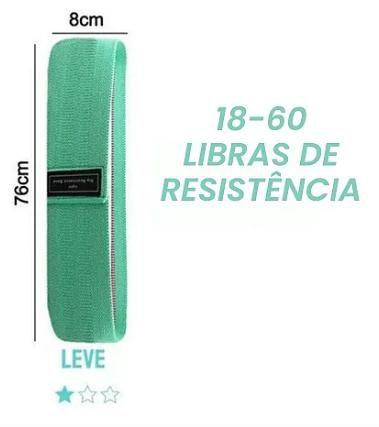Kit 3 Faixa Elástica Hip Mini Band Treino Exercício Academia - alto nível fitness Imagem de Kit 3 Faixa Elástica Hip Mini Band Treino Exercício Academia
