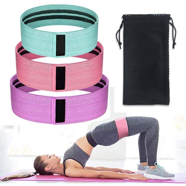 Kit 3 Faixas Elásticas Exercícios Resistance Bands Hip - OEM Imagem de Kit 3 Faixas Elásticas Exercícios Resistance Bands Hip