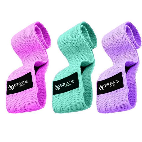 Kit 3 Faixas Elásticas Exercícios Resistance Bands Hip - OEM Imagem de Kit 3 Faixas Elásticas Exercícios Resistance Bands Hip