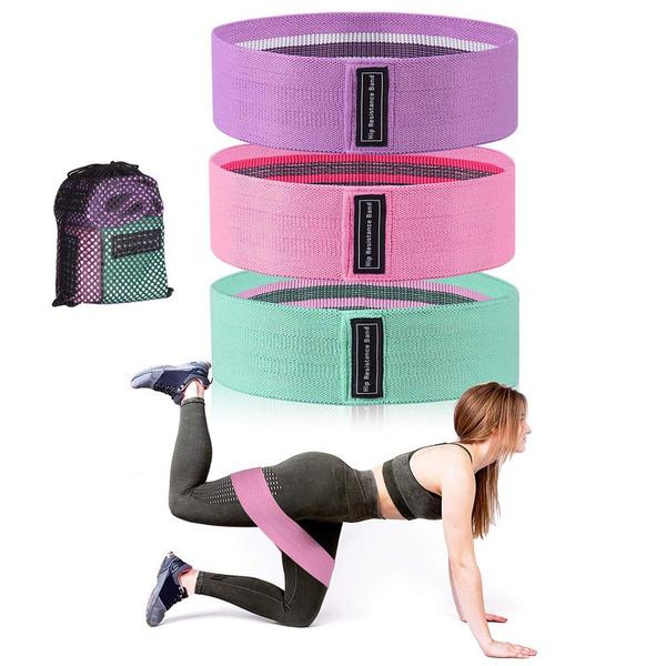 Kit 3 Faixas Elásticas Exercícios Resistance Bands Hip - OEM Imagem de Kit 3 Faixas Elásticas Exercícios Resistance Bands Hip